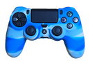 Silicone Cover For PS4 Controller Case Skin -  Light Blue Swirls