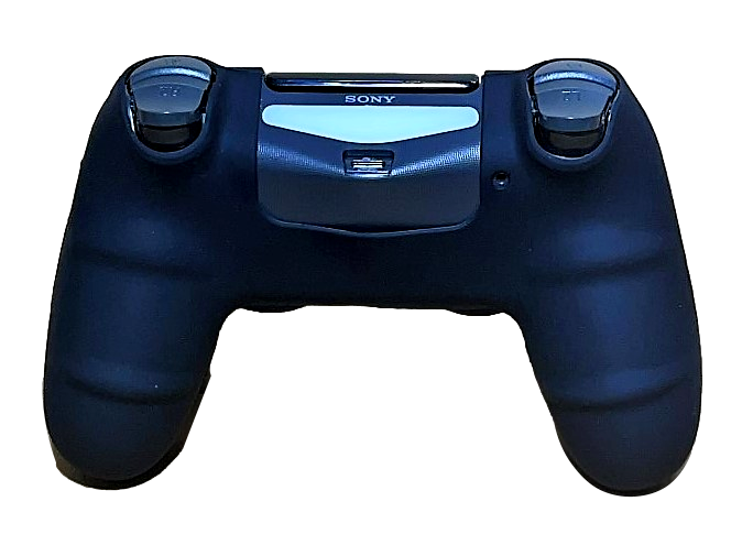 Silicone Cover For PS4 Controller Case Skin - Black/White