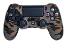 Silicone Cover For PS4 Controller Case Skin - Brown Camo