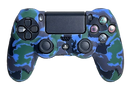 Silicone Cover For PS4 Controller Case Skin - Blue Camo