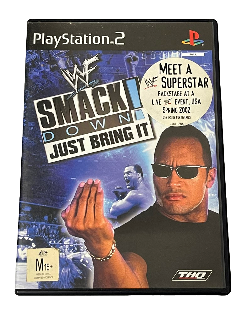WWF Smack Down Just Bring It PS2 PAL *Complete* (Preowned)