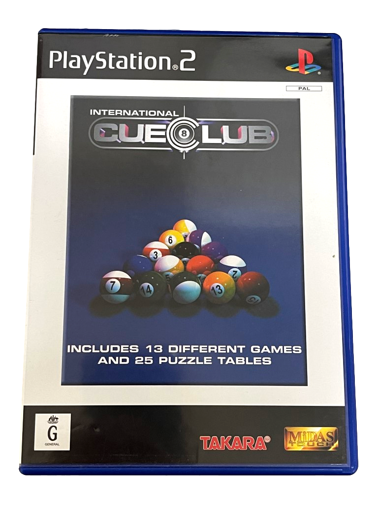 International Cue Club Pool PS2 PAL *No Manual* (Pre-Owned)