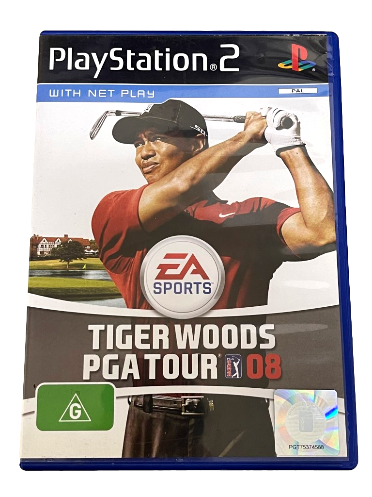 Tiger Wood PGA Tour 08 PS2 PAL *Complete* (Pre-Owned)