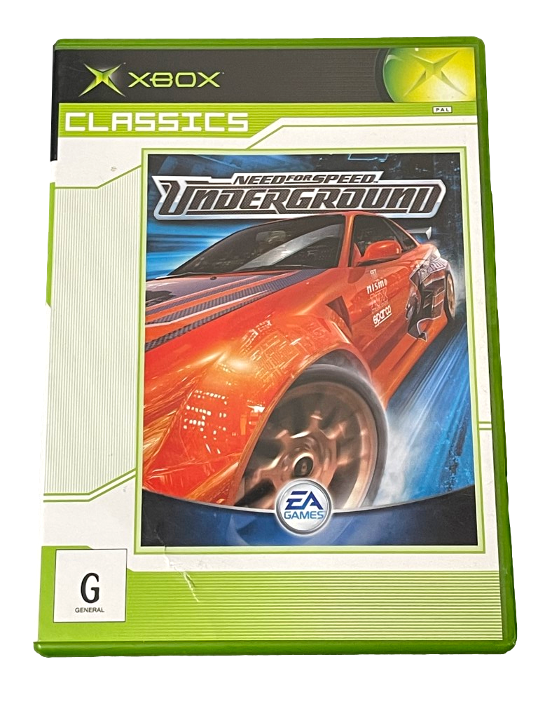 Need for Speed Underground XBOX PAL (Classics) *Complete* (Pre-Owned)