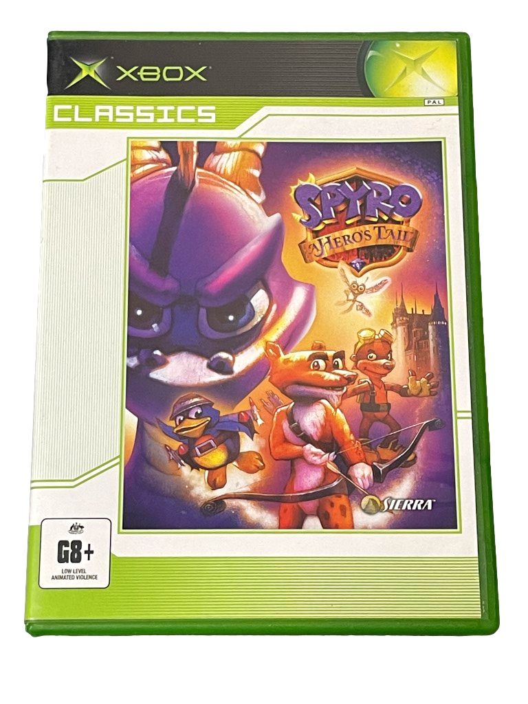 Spyro A Hero's Tail Xbox Original (Classics) PAL *Complete* (Pre-Owned)