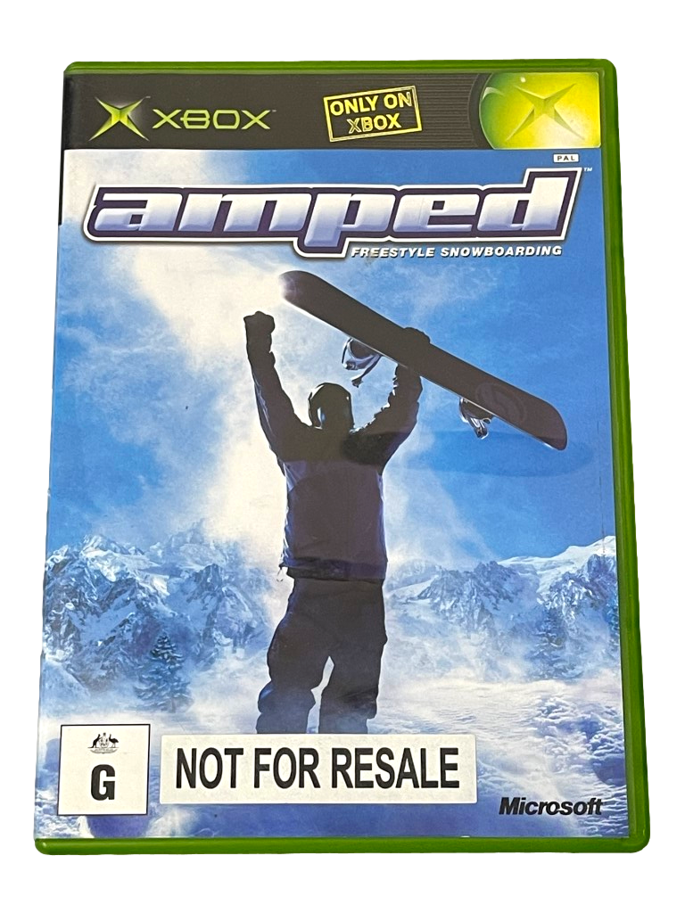 Amped Freestyle Snowboarding Xbox Original PAL *Complete* (Pre-Owned)