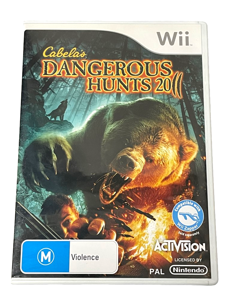 Cabela's Dangerous Hunts 2011 Nintendo Wii PAL *Complete*(Preowned)