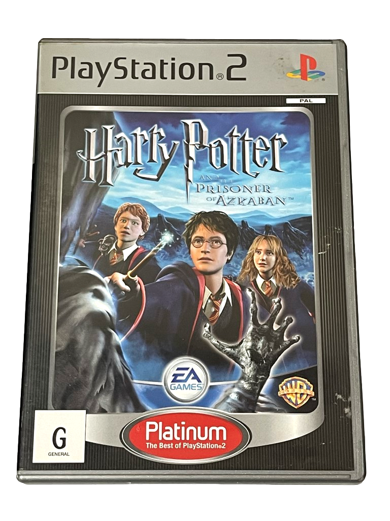 Harry Potter and the Prisoner of Azkaban PS2 (Platinum) PAL *Complete* (Preowned)