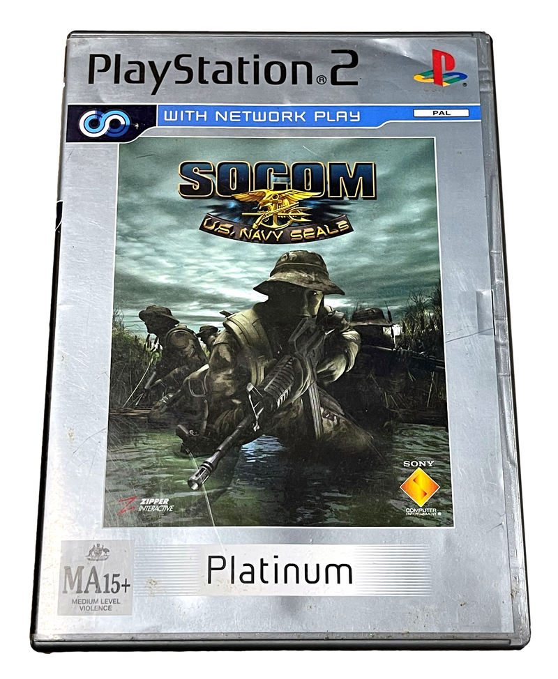 Socom US Navy Seals (Platinum) PS2 PAL *No Manual* (Pre-Owned)