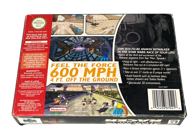 Star Wars Racer Nintendo 64 N64 Boxed PAL *Complete* (Preowned)