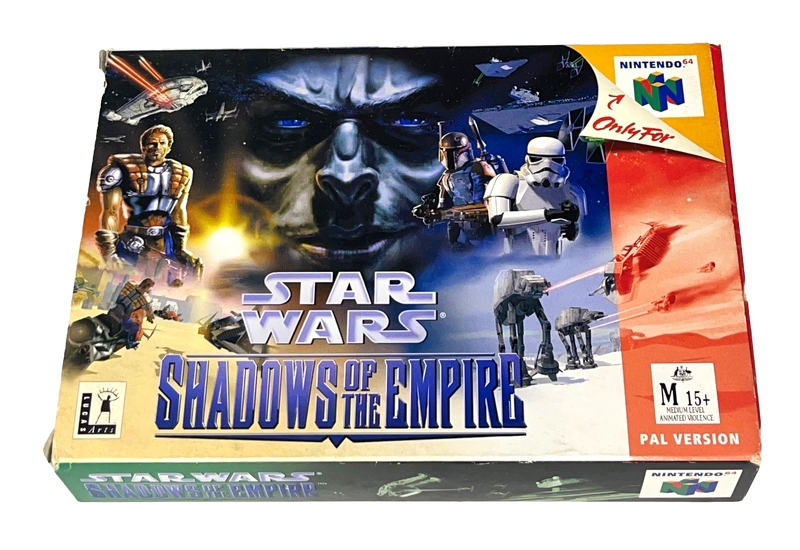 Star Wars Shadows of the Empire Nintendo 64 N64 Boxed PAL Complete