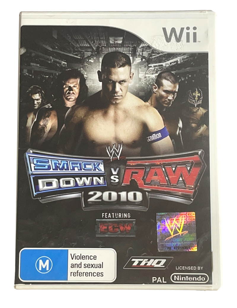 Smack Down Vs Raw 2010 Nintendo Wii PAL *Complete* (Pre-Owned)