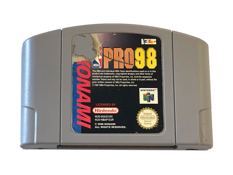 NBA Pro 98 Nintendo 64 N64 PAL (B Grade Cart) (Preowned)
