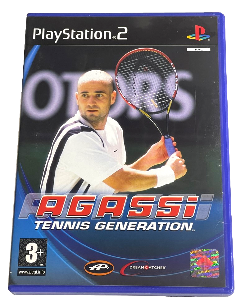 Agassi Tennis Generation PS2 PAL *Complete* (Preowned)