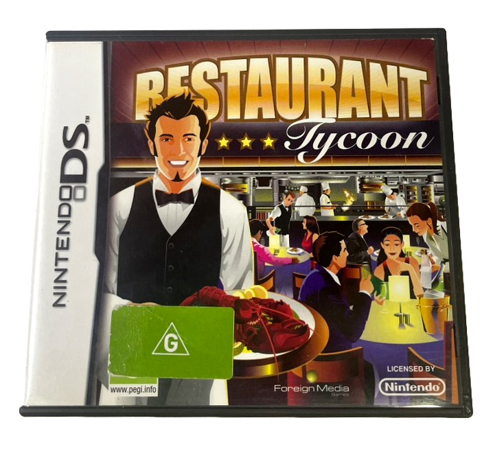 Restaurant Tycoon DS 2DS 3DS Game *Complete* (Pre-Owned)