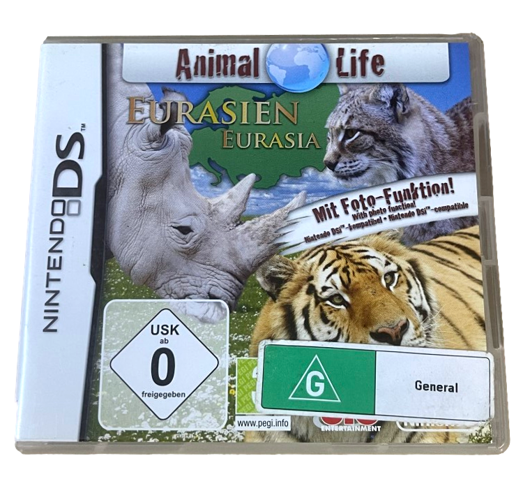 Animal Life Eurasia DS 2DS 3DS Game *Complete* (Pre-Owned)