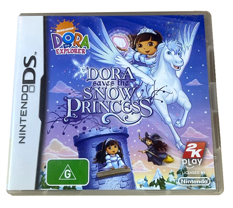 Dora Saves the Snow Princess Nintendo DS 2DS 3DS Game *No Manual* (Pre-Owned)