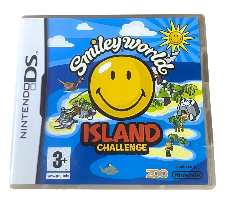 Smiley World Island Challenge Nintendo DS 2DS 3DS Game *Complete* (Pre-Owned)