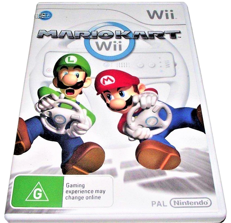 Mario Kart Wii Console Boxed +Game and Steering Wheel *Pre-Owned*