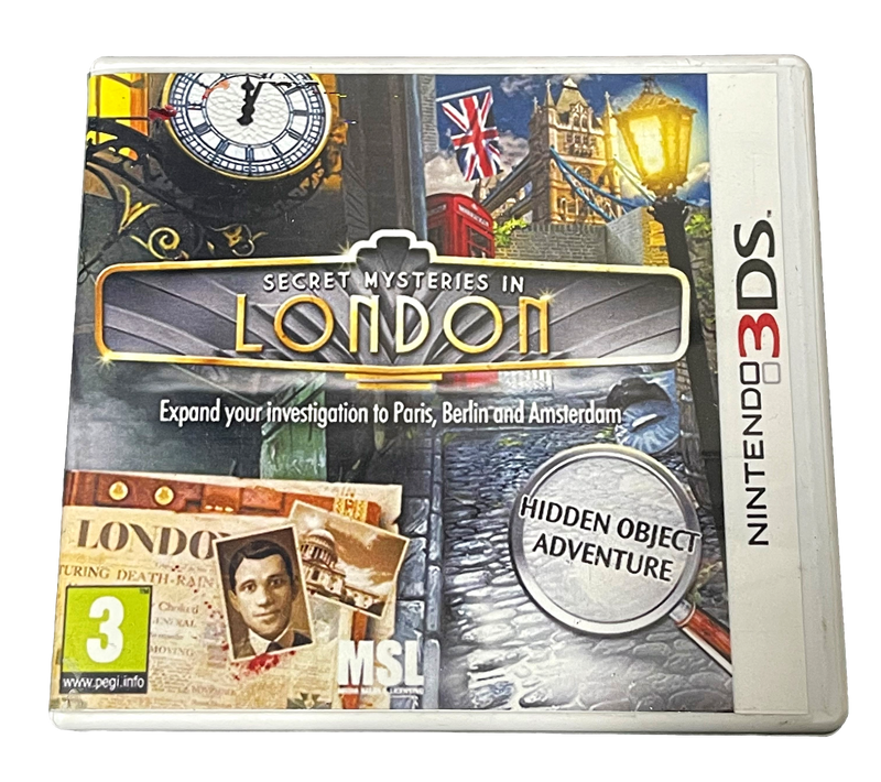 Secret Mysteries in London Nintendo 3DS 2DS Game (Pre-Owned)