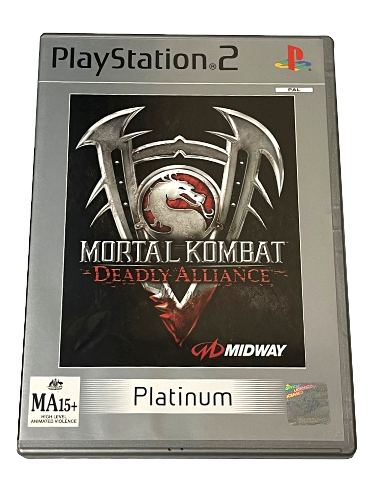 Mortal Kombat Deadly Alliance PS2 (Platimun) PAL *No Manual*