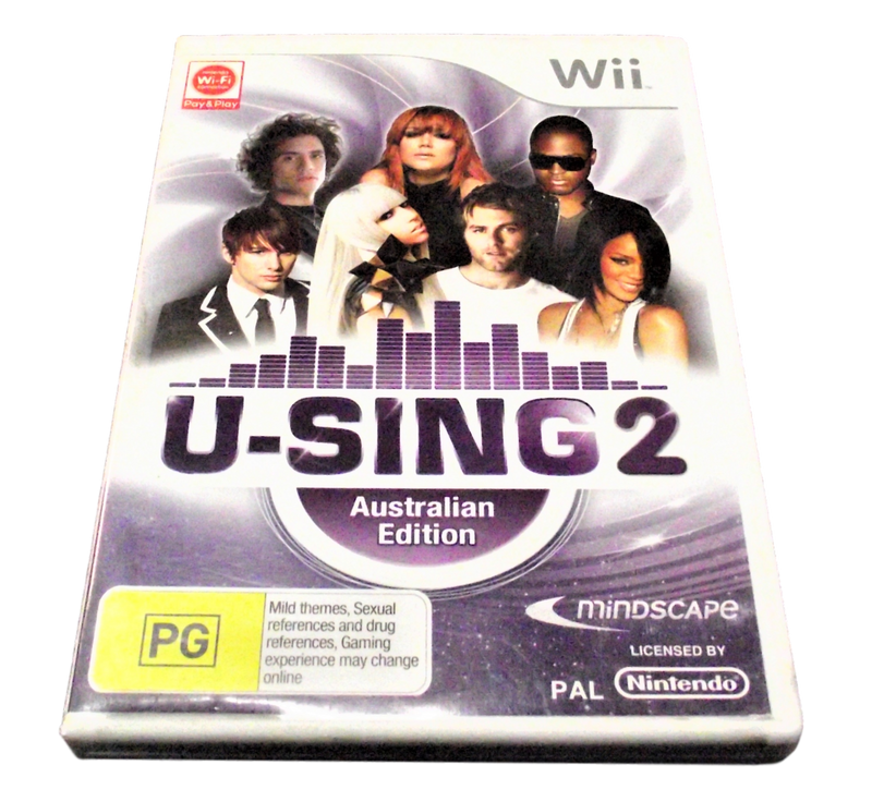 U Sing 2 Australian Edition Nintendo Wii PAL *Complete*(Preowned)