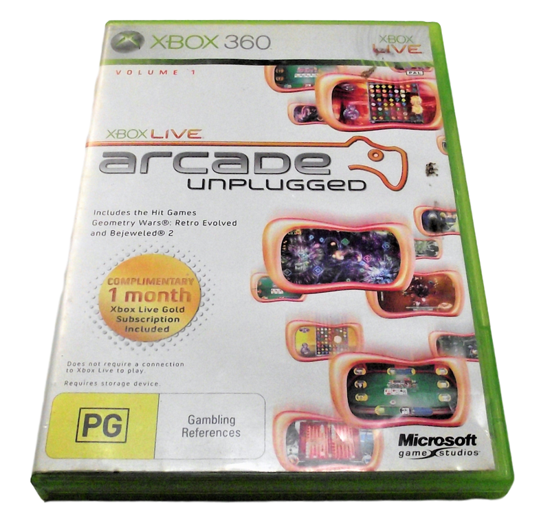 XBOX Live Arcade Unplugged Volume 1 XBOX 360 PAL (Preowned)