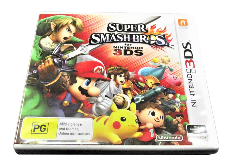 Super Smash Bros Nintendo 3DS 2DS Game *No Booklet* (Pre-Owned)