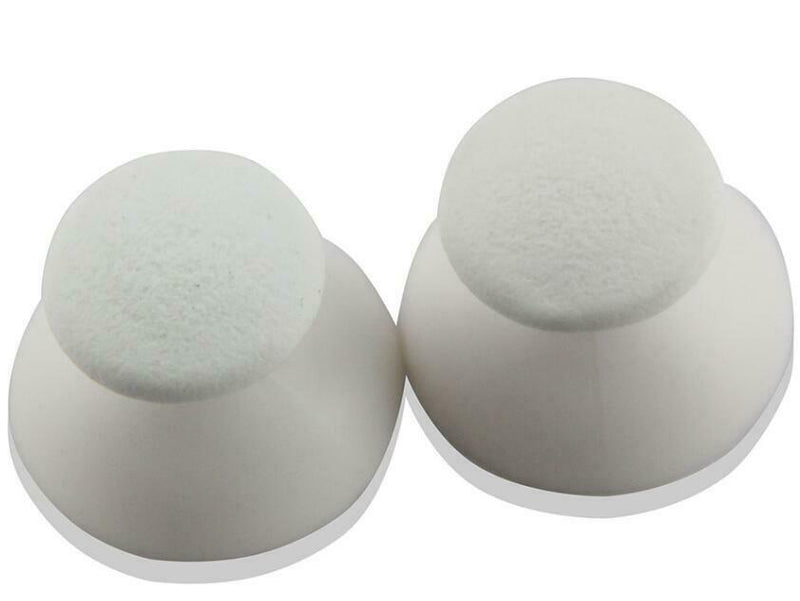 Pair of White Analog Thumbstick Caps PS2 Playstation 2 Dual Shock Controller